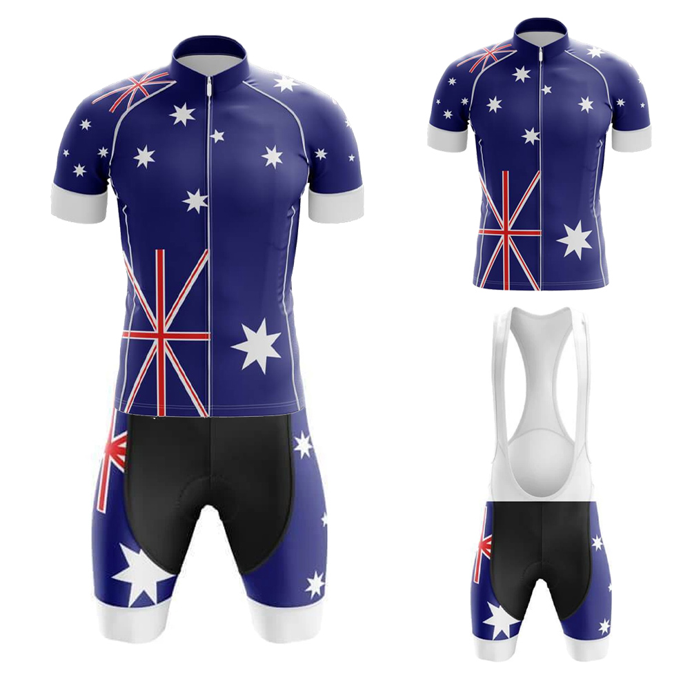 Mountain Biking In Australia - Australia Cycling Jersey Set for Men