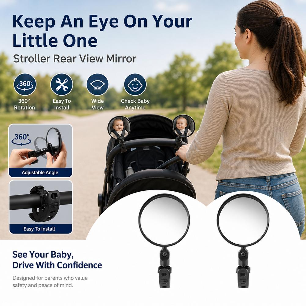 2Pcs Bike Mirror Adjustable Ha - Mountain Biking Kids ulasan dan harga