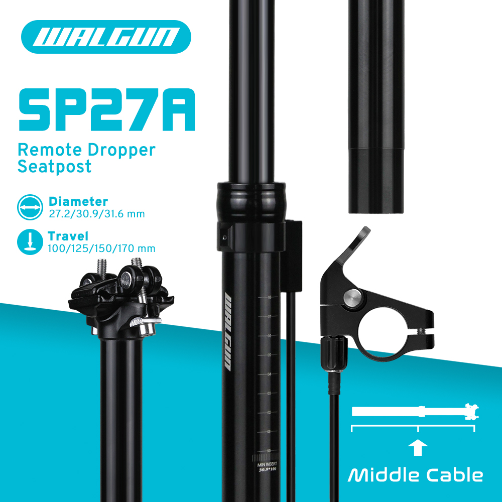 SP27A Bicycle Seat Post Droppe - Dropper Post Remote ulasan dan harga