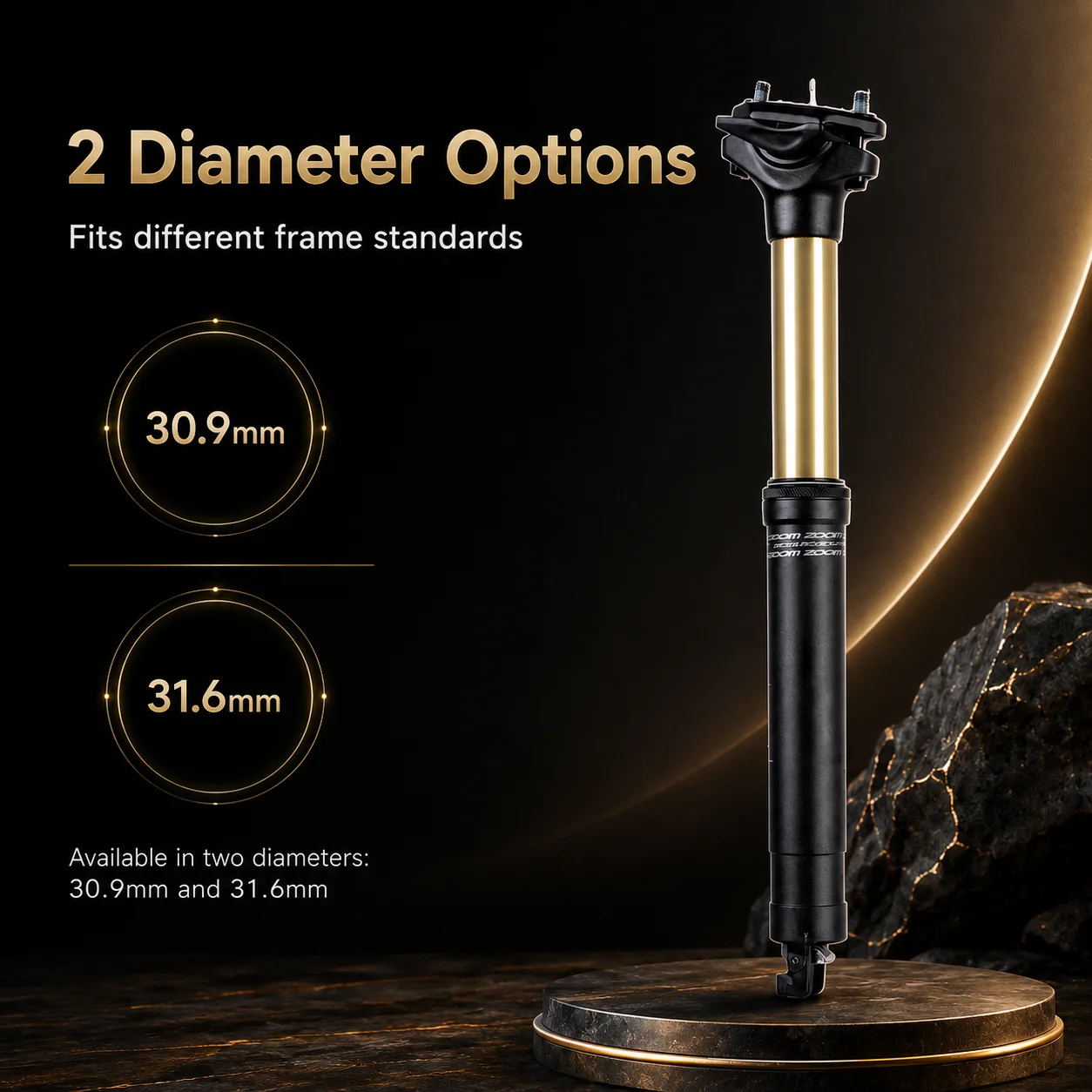 ZOOM Suspension Dropper Seatpo - Dropper Post Remote ulasan dan harga