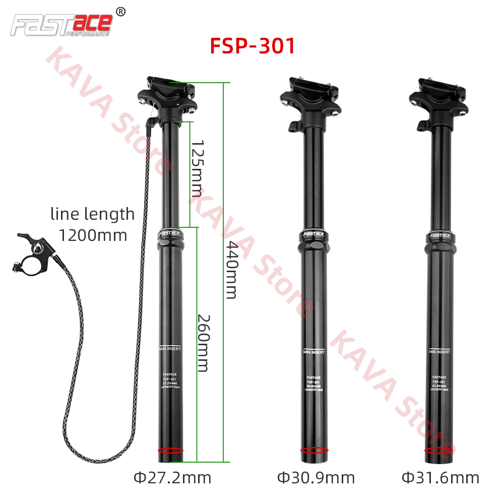 Fastace FSP301 302 303 MTB Sea - Dropper Post Remote ulasan dan harga