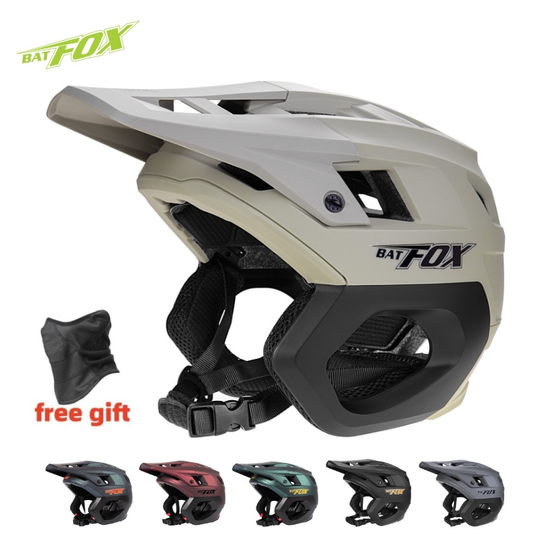 BATFOX 3/4 Bicycle Helmet MTB  - Mountain Biking Races ulasan dan harga