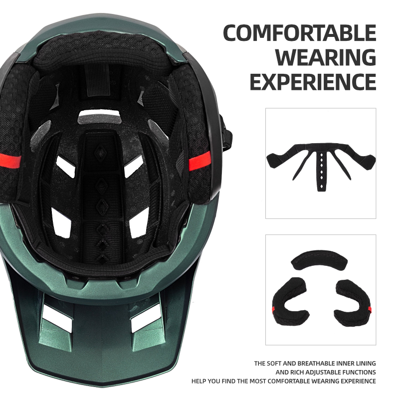 BATFOX 3/4 Bicycle Helmet MTB  - Mountain Biking Races ulasan dan harga
