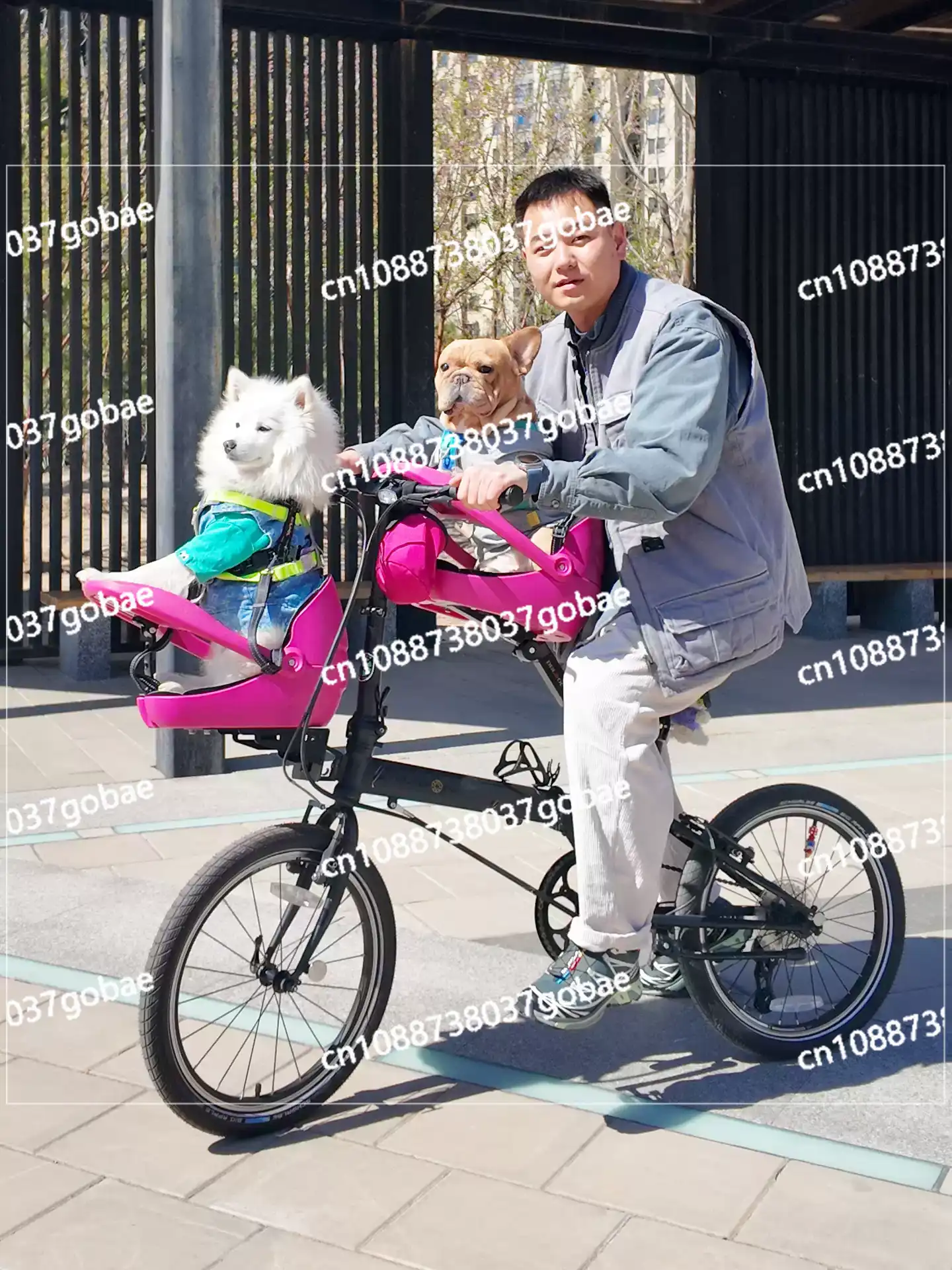 Suitable for folding bicycles, - Mountain Biking With Dog ulasan dan harga