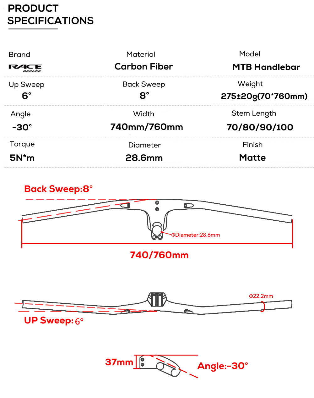 RACE -30° Integrated Cockpit F - Mountain Biking Races ulasan dan harga