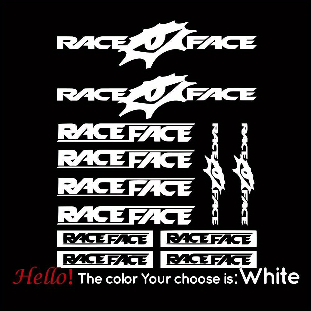 Race Face Bike Sticker Set Wat - Mountain Biking Races ulasan dan harga